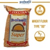 image:imagePOLSELLI Super Tipo 00 Double Zero Flour Soft Wheat Flour 25 kg 55 lbs55 Pound Pack of 1