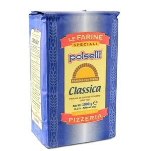 image:imagePOLSELLI Classica Type 00 Double Zero Flour AllNatural 1 kg 22 lbs352 Count Pack of 1