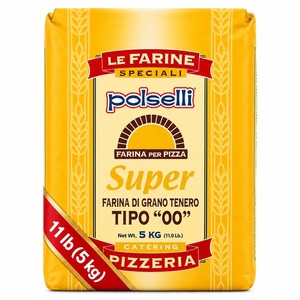 image:imagePOLSELLI Super Tipo 00 Double Zero Flour Soft Wheat Flour 25 kg 55 lbs176 Count Pack of 1