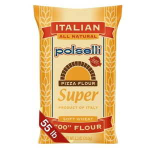 image:imagePOLSELLI Super Tipo 00 Double Zero Flour Soft Wheat Flour 25 kg 55 lbs55 Pound Pack of 1