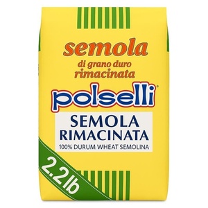 image:imagePOLSELLI Semola Flour Semolina Rimacinata Di Grano Duro 1 kg 22 lbs