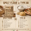 image:imagePOLSELLI PuroGrano Spelt Farro Flour 100 Stone Ground Whole Grain 5 kg