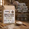 image:imagePOLSELLI PuroGrano Spelt Farro Flour 100 Stone Ground Whole Grain 5 kg