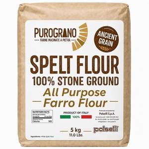 image:imagePOLSELLI PuroGrano Spelt Farro Flour 100 Stone Ground Whole Grain 5 kg